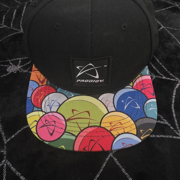 PRODIGY Black and Multicolor Men's Cap - Picture 1 of 8